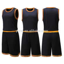 2017 Latest Basketball Black Jersey Design